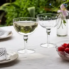 Set of Two Coupe Glasses